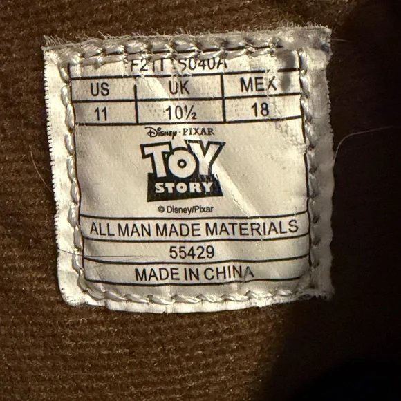 Disney Kids Cowboy Boots size US 11.  Toy Story Design - Brown light up - Picture 6 of 9